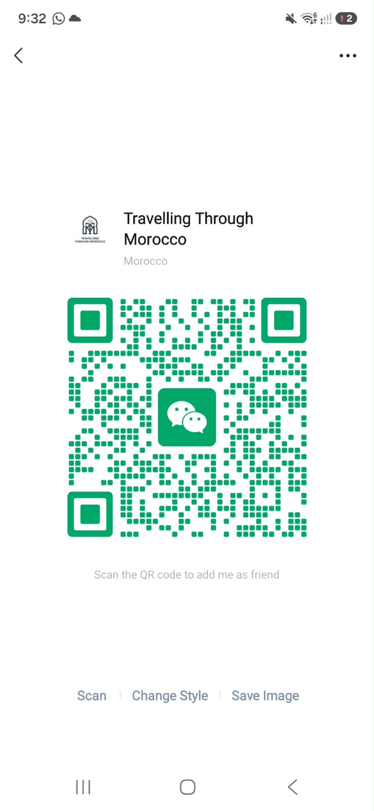 Travelling Through Morocco 微信二维码