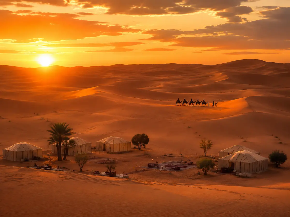 撒哈拉沙漠 in Morocco